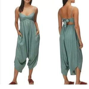 Patagonia Jumpsuit Womens Tencel Lyocell Sleeveless Tie Back Boho Romper